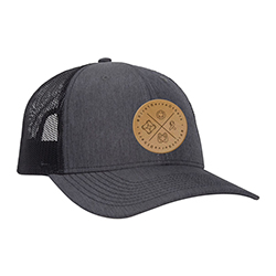 Cap w Leather Patch